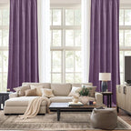 NICETOWN Lavender Purple Velvet Curtains 84 inches Long - Image 9