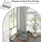 Rowjut Floor Mirror Arched Full Length Mirrors, Mirror Full Length Standing - Image 8