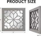 Set of 4 Boho Wall Mirrors - Image 4