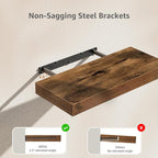 QEEIG Floating Shelves for Wall Bathroom Shelf Bedroom Kitchen Living Room - Image 7