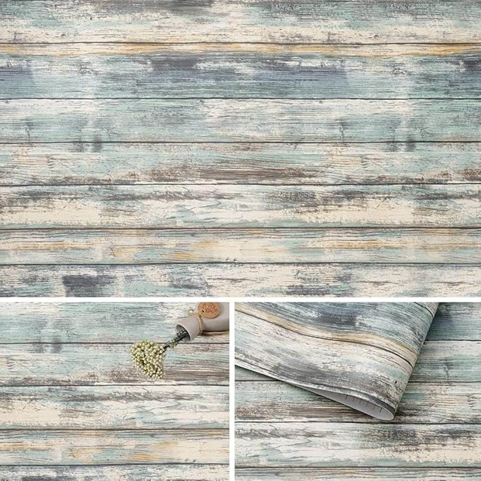 Arthome11x100'' Rustic Wood Contact Paper Peel and Stick Self-Adhesive Wallpaper by ArthomeWALLDECOR