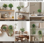 5 pcack Fake Hanging Plants for Wall Home Room Office, Small Fake Plants Decor - Image 7