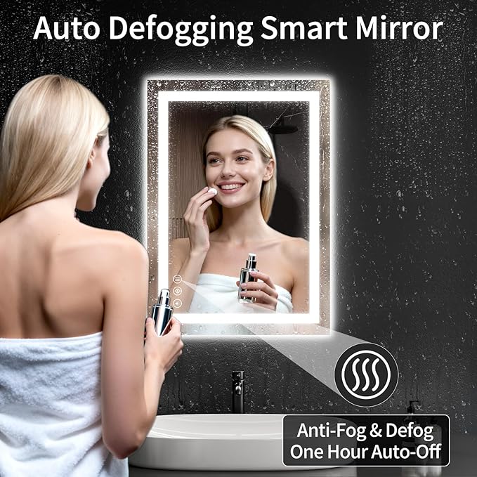 20"x28" LED Bathroom Mirror - Image 3