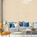Beige Grasscloth Peel and Stick Wallpaper Texture Contact Paper A Set of 15.7" - Image 3