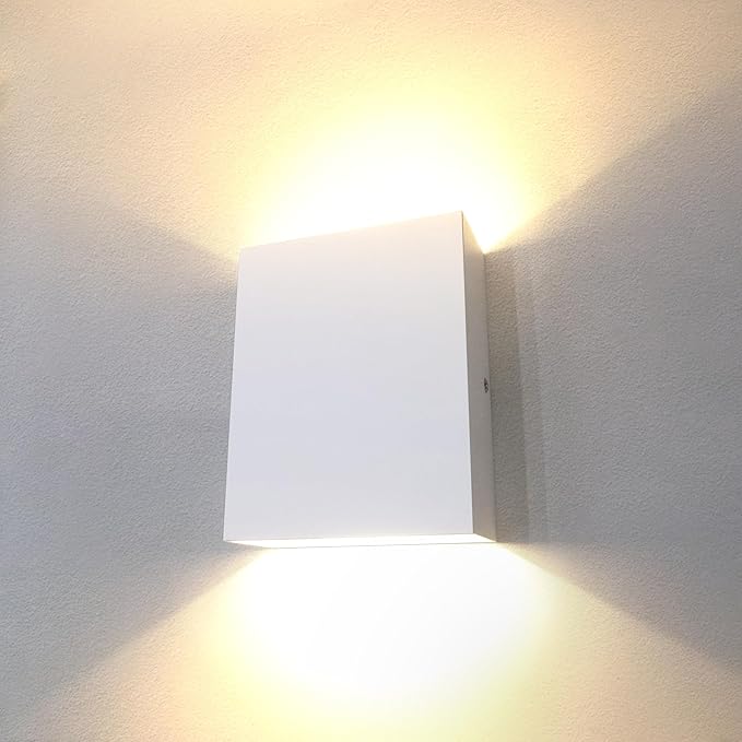 KICAAO LED Wall Sconces 4 Pack, 12W Modern Wall Lamp, Hardwired Aluminum Wall - Image 2