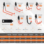 TONDA Garage Hooks, 20 Pack Garage Organization, Wall Storage Hooks Heavy Duty - Image 8