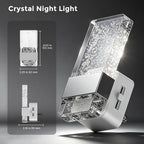 L LOHAS LED Night Light, Dimmable Night Lights Plug into Wall, 2 Pack Acrylic - Image 7