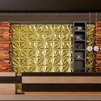 AMZDEPOT 3D Wall Panels for Interior Wall Decor, 3 Layout Options PVC Textured - Image 7