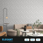 Art3d 50-Pack 3D Wall Panels for Interior Wall Decor, Modern Diamond Textured - Image 3