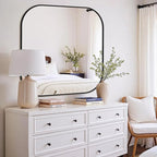 Bathroom Mirror for Wall, HD Reflection Shatterproof Square Mirror for Living - Image 5