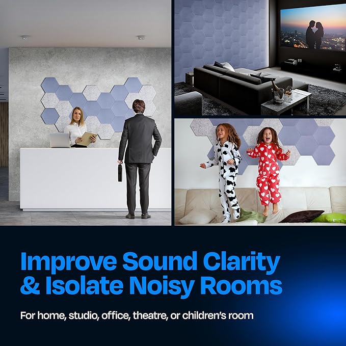 Acoustic Soundproof Wall Panels 12-Pack - Image 4