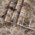 BAYYA Extra Wide Marble Granite Peel and Stick Wallpaper Brown Thicken by BAYYAPeelandStickWallpaper