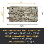 AZ Faux High-Density Polyurethane Faux Stone Wall Covering Panels - Image 3
