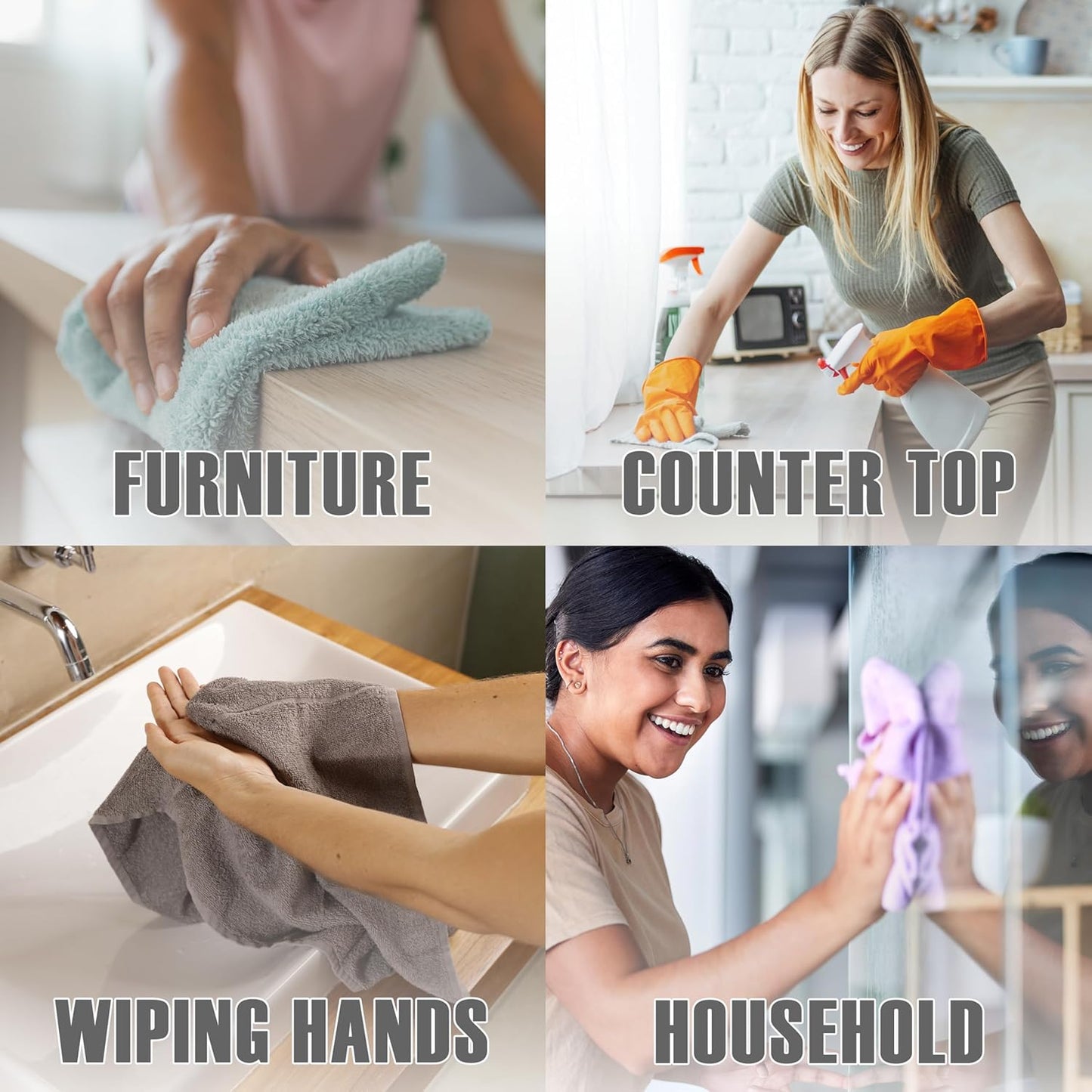 ZUPERIA Bar Mop Kitchen Towels - Pack of 12 (16"x19”)100% Ring Spun Cotton - Dish Washcloths For Superb Cleaning and Less Lint - Highly Absorbent Dish Cloths and Dish Towels For Everyday use(Burgundy)