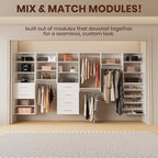 ROOMTEC Modular Closet System, Wooden Tower - Image 5