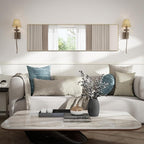 Full Length Door Mirror 14x48, Metal Frame - Image 4