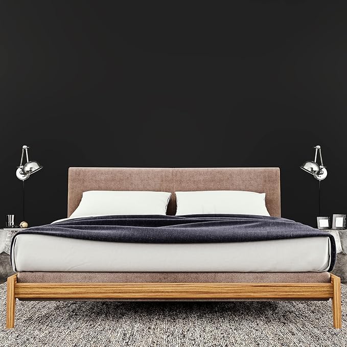 Black Peel and Stick Wallpaper, 15.7 X 315 inches Renter Friendly Wallpaper - Image 4