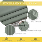 NICETOWN Sage Green Sliding Door Curtains 95 inches Long - Image 5