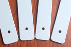 8 Pack - 10 inch White Hidden L Shelf Bracket Iron Floating Shelf Brackets - Image 6