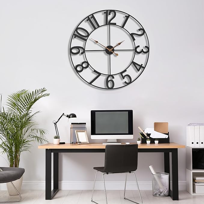 Sorbus Large Wall Clock for Living Room Decor - Image 8