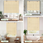 Bamboo Roman Shades, 24Wx72L Roll Up Bamboo Blind Privacy Shade - Image 6