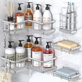 YASONIC Corner Shower Caddy Organizer, Large Capacity Shower Storage Rack by YASONIC