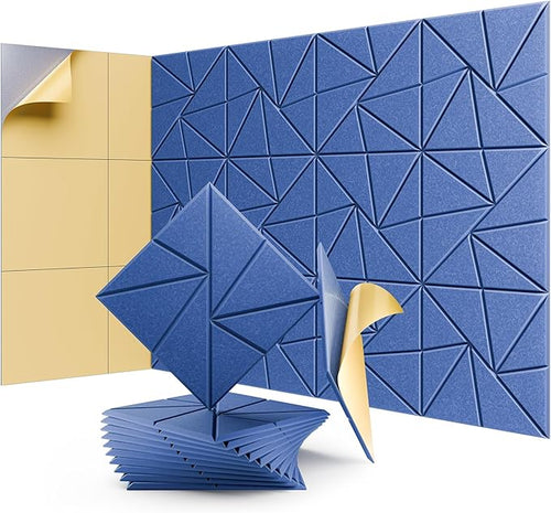 12 Pack Acoustic Panels, Sound Proof Foam Panels by LEIYER