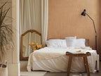 Beige Wallpaper Peel and Stick 472" Textured Beige Grasscloth Contact Paper - Image 4