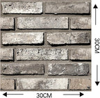 3D Wall Panels, Waterproof Self-Adhesive Artificial PVC Brick Wall Panels - Image 4