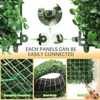 Luyue 6PCS 20”×20” Boxwood Panels, Artificial Grass Wall Panels Fake Greenery - Image 6