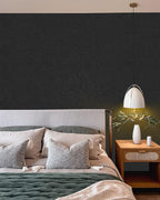 Cohoo Home 512inL 15.7inW Black Silk Peel and Stick Wallpaper - Image 6