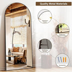 XRAMFY 24x68 Arched Full Length Mirror Floor Mirrors - Image 6