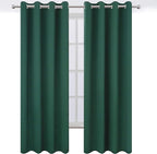 LEMOMO Dark Green Blackout Curtains/52 x 84 Inch Long/Set of 2 Curtain - Image 3