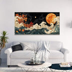 Suconvng Modern Boho Abstract Wall Artwork Canvas Art Wall Decor Pictures - Image 3