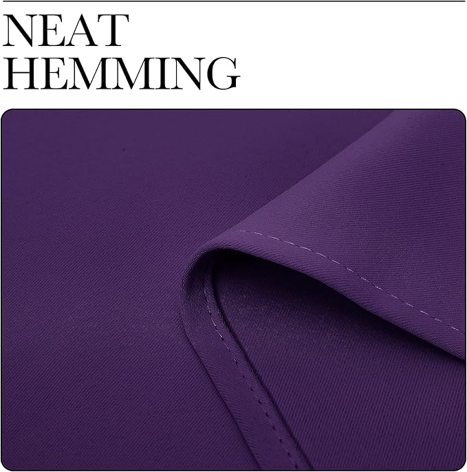 NICETOWN Purple Blackout Curtains 78 inches Long, Niose Reducing and Thermal - Image 8