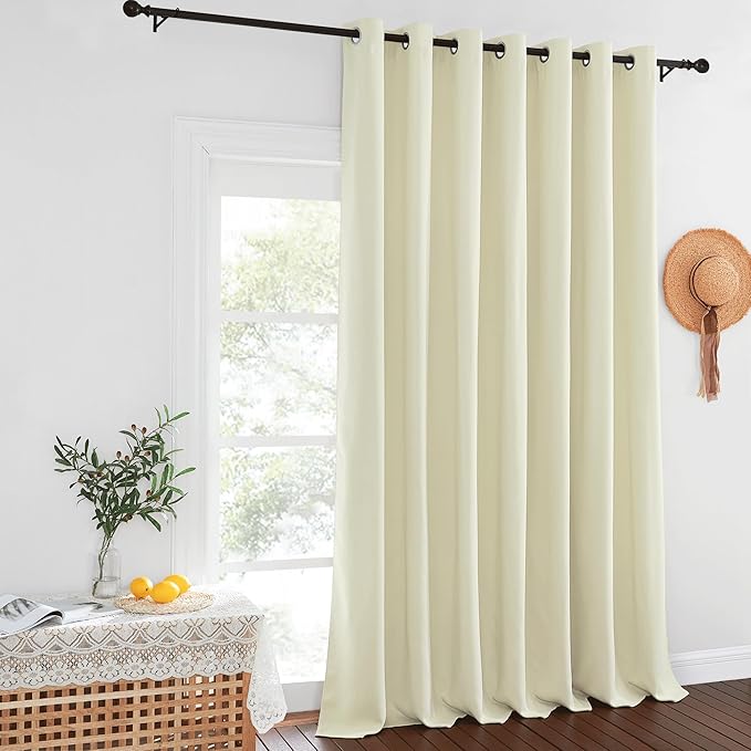 NICETOWN Sliding Door Curtains 108 inches Long - Image 2