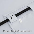 RYB HOME Blackout Curtains for Bedroom, Window Shades Thermal Insulating - Image 5