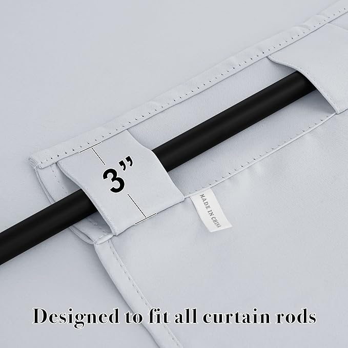 RYB HOME Bathroom Curtains Blackout - Image 2