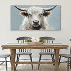 Suconvng Highland Cow Wall Art For Living Room Animal Canvas Art Wall Decor - Image 5