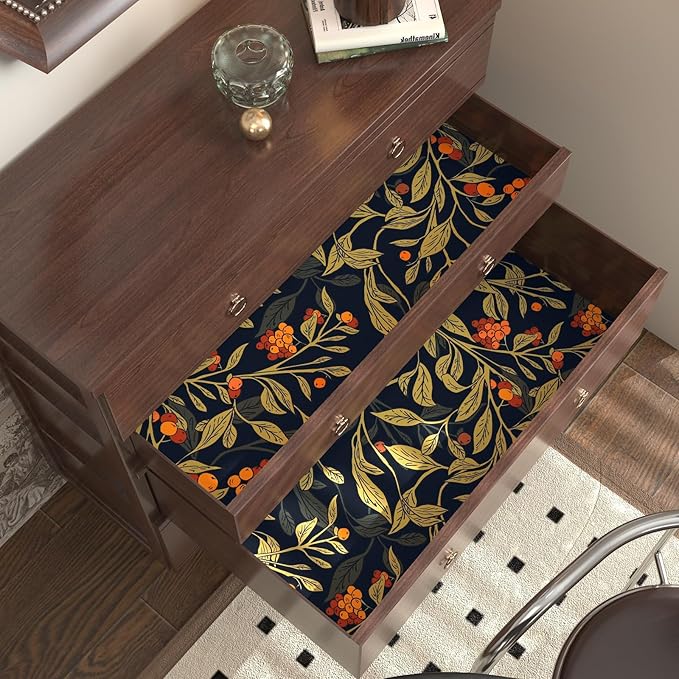 Extra Long Dark Floral Peel and Stick Wallpaper - Image 2