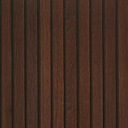 FunStick 24"x200" Slats Wood Wallpaper Peel and Stick Wall Paper Brown Walnut by FunStick