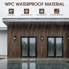 WPC Slat Wall Panels 16 Pack 48" x 6", Waterproof Fluted Wall Paneling - Image 2