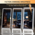 Hasipu Full Length Mirror with Lights, Full Body Dressing Hanging Mounted Mirror - Image 3