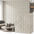 Velvet 3D wall Panels for Interior wall Decor Peel and Stick, Soundproof by Unknown