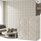Velvet 3D wall Panels for Interior wall Decor Peel and Stick, Soundproof by Unknown
