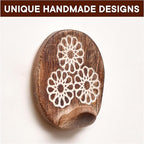 Indian Shelf 6 Lb- 3 Pieces Decorative Wood Adhesive Wall Hooks–Boho Peel and - Image 7