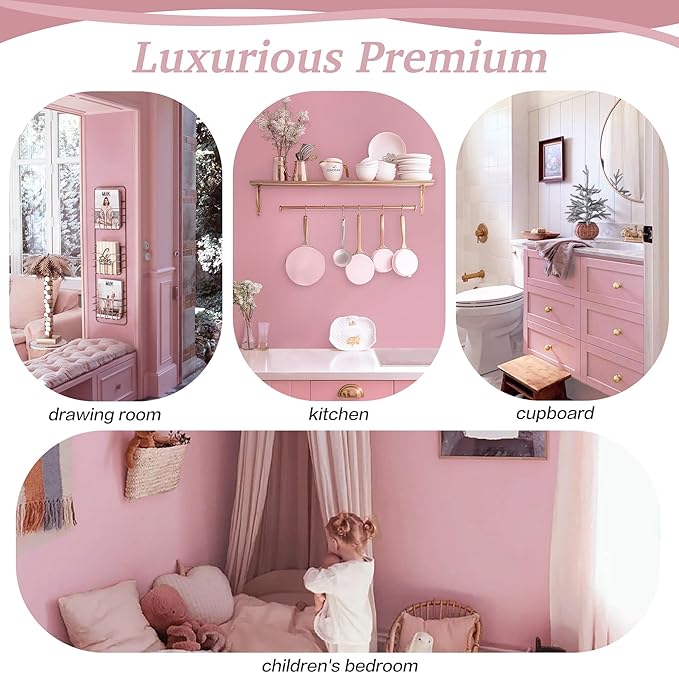 Dimoon 17.7''x118'' Peel and Stick Wallpaper Pink Contact Paper - Image 8