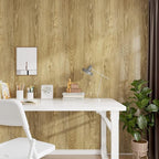 WESTICK Glossy Brown Wood Contact Paper Self Adhesive Wooden Wallpaper Kitchen - Image 7