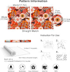 HAOKHOME Boho Peel and Stick Wallpaper Floral Wall Paper Removable - Image 7
