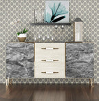 Livelynine 15.8X394 Inch Textured Concrete Wallpaper Peel and Stick Mural - Image 5